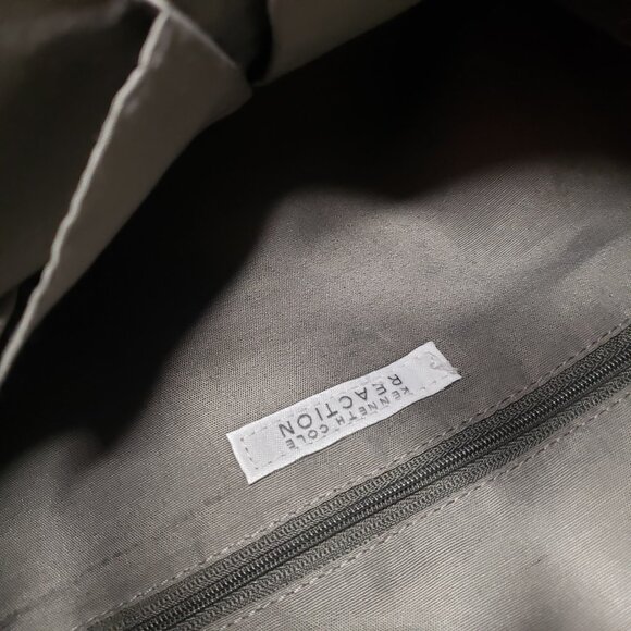 NWOT Kenneth Cole Reaction Hobo Bag Gray Big - Picture 12 of 13